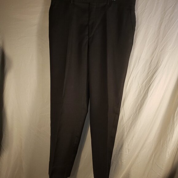 Jos. A. Bank Travelers' Collection Tailored Fit Charcoal Dress Pants - 36W/28" - Picture 2 of 5